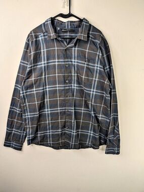 Under Armour Men's Plaid Button Down Shirt Size XXL